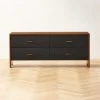 Ralston Low 4-Drawer Wood Dresser