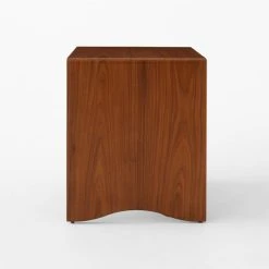 Ralston 2-Drawer Black Leather And Walnut Wood Nightstand -Cb2 Pop Shop RalstonWltNLthNghtstndSDSSS23