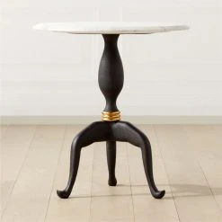 Reign Small Round Marble Dining Table