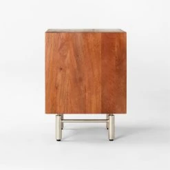 Renwick 2-Drawer Mango Wood Nightstand -Cb2 Pop Shop RenwickNightstandSDSSF22