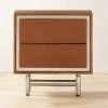 Renwick 2-Drawer Mango Wood Nightstand 2 Renwick 2-Drawer Mango Wood Nightstand -Cb2 Pop Shop RenwickNightstandSHF22
