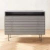 Renzo Steel 3-Drawer File Cabinet -Cb2 Pop Shop RenzoStlFlatFileCabinetSHS22