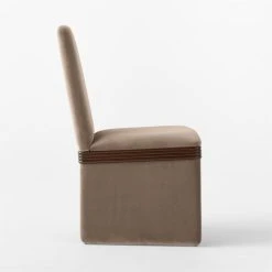 Rhodes Taupe Upholstered Velvet Dining Chair -Cb2 Pop Shop RhodesTpVltUphlsdDngChrSDSSF21