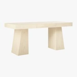 Ridge Bleached Oak Desk With Drawer -Cb2 Pop Shop RidgeBleachedOakDesk3QF19