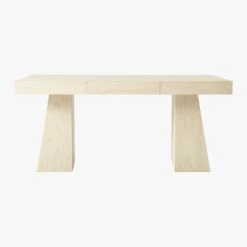 Ridge Bleached Oak Desk With Drawer -Cb2 Pop Shop RidgeBleachedOakDeskSOF19