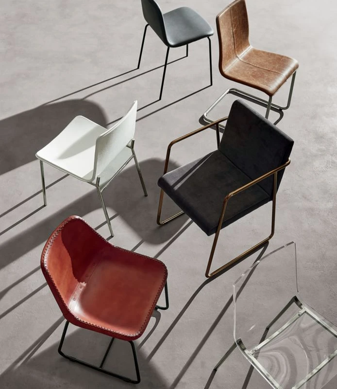 Chiaro Clear Chair Nickel Set Of 4 5 Chiaro Clear Chair Nickel Set Of 4 - Image 4