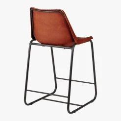 Roadhouse Saddle Leather Counter Stool 12 Roadhouse Saddle Leather Counter Stool -Cb2 Pop Shop RoadhsLthr24inCntrStlAVF14