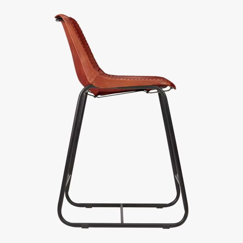 Roadhouse Saddle Leather Counter Stool 6 Roadhouse Saddle Leather Counter Stool - Image 4