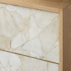 Rocca 2-Drawer Agate And White Oak Wood Nightstand 15 Rocca 2-Drawer Agate And White Oak Wood Nightstand -Cb2 Pop Shop RoccaStnDrwrNightstandAVSSF22
