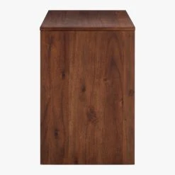 Runway 2-Drawer Acacia Wood Desk -Cb2 Pop Shop RunwayAcaciaDeskSDS18