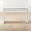 Runway 2-Drawer White Lacquered Wood Desk