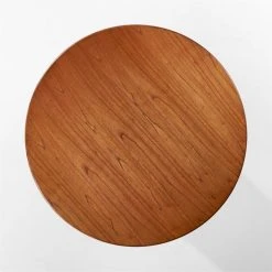 Salamina Rattan-Wrapped Round Wood Dining Table -Cb2 Pop Shop SalaminaRttnRndDnngTableTOPSSF22