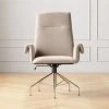Saviti Bone Velvet Office Chair -Cb2 Pop Shop SavitiChairSHF21