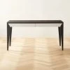 Scuro 2-Drawer Black Oak Wood Desk -Cb2 Pop Shop ScuroDeskSHS22