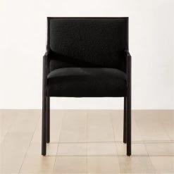 Segur Black Boucle Armchair