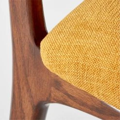 Selby Canary Upholstered Dining Chair Set Of 4 15 Selby Canary Upholstered Dining Chair Set Of 4 -Cb2 Pop Shop SelbyCanaryDiningChairAVSSS22