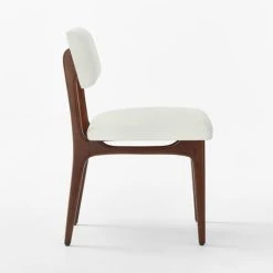 Selby White Upholstered Dining Chair -Cb2 Pop Shop SelbySnowDiningChairSDSSF22 1