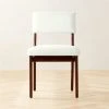 Selby White Upholstered Dining Chair 2 Selby White Upholstered Dining Chair -Cb2 Pop Shop SelbySnowDiningChairSHF22 1