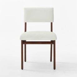 Selby White Upholstered Dining Chair -Cb2 Pop Shop SelbySnowDiningChairSOSSF22 1