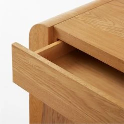 Selena Wood Vanity Table 17 Selena Wood Vanity Table -Cb2 Pop Shop SelenaOakVanityAVSSS23