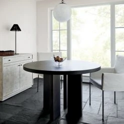Shadow Blackened Wood Dining Table 11 Shadow Blackened Wood Dining Table -Cb2 Pop Shop ShadowBlackenedWoodDiningMR21