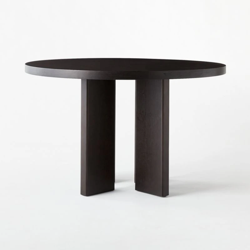 Shadow Blackened Wood Dining Table 6 Shadow Blackened Wood Dining Table - Image 4