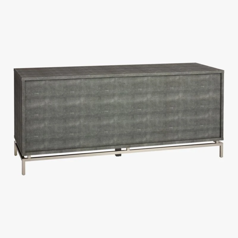 Shagreen Embossed Low Dresser 8 Shagreen Embossed Low Dresser - Image 6