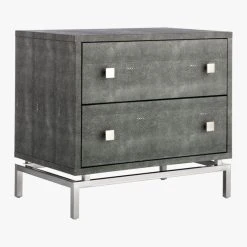2-Drawer Grey Shagreen Nightstand 15 2-Drawer Grey Shagreen Nightstand -Cb2 Pop Shop ShagreenEmbossedNightstand3QF16
