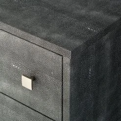 2-Drawer Grey Shagreen Nightstand 18 2-Drawer Grey Shagreen Nightstand -Cb2 Pop Shop ShagreenEmbossedNightstandAVF16