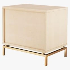 2-Drawer Ivory Shagreen Nightstand -Cb2 Pop Shop ShagreenEmbsdNghtstndIvry3QBS18