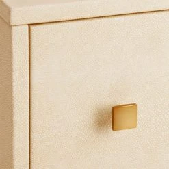 Ivory Shagreen Embossed Low Dresser -Cb2 Pop Shop ShagreenEmbssdLwDrssrIvryAVS18
