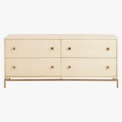 Ivory Shagreen Embossed Low Dresser -Cb2 Pop Shop ShagreenEmbssdLwDrssrIvryS18