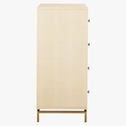 Ivory Shagreen Embossed Tall Chest -Cb2 Pop Shop ShagreenEmbssdTllChstIvrySDS18