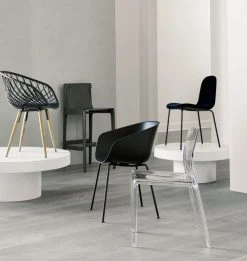 Bolla Clear Dining Chair -Cb2 Pop Shop ShroomCoffeeTableSideraAG18