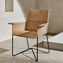 Silla En Mimbre Wicker Dining Armchair 11 Silla En Mimbre Wicker Dining Armchair -Cb2 Pop Shop SillaEnMimbreDiningChairJL21 1x1