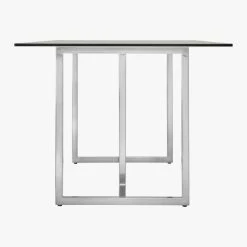 Silverado Chrome 80" Rectangular Dining Table -Cb2 Pop Shop SilveradoChrmRctDiningTable80inSdS16