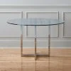 Silverado Chrome 47" Round Dining Table -Cb2 Pop Shop SilveradoRoundDngTblS15 1x1
