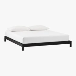 Simple Black Metal King Platform Bed 11 Simple Black Metal King Platform Bed -Cb2 Pop Shop SimpleMetalBsKF18