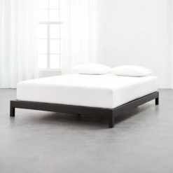 Simple Black Metal King Platform Bed 10 Simple Black Metal King Platform Bed -Cb2 Pop Shop SimpleMetalBsQSHF18 1x1