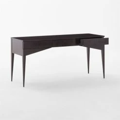 Spillo 2-Drawer Black Burl Wood Desk 16 Spillo 2-Drawer Black Burl Wood Desk -Cb2 Pop Shop SpilloBurlWoodDesk3QAVSSF22