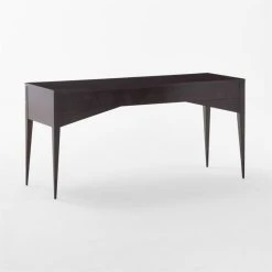 Spillo 2-Drawer Black Burl Wood Desk 18 Spillo 2-Drawer Black Burl Wood Desk -Cb2 Pop Shop SpilloBurlWoodDesk3QBSSF22