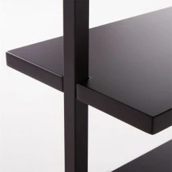 Stairway Wide Black Metal Wall Mount Bookshelf 96'' 12 Stairway Wide Black Metal Wall Mount Bookshelf 96'' -Cb2 Pop Shop Stairway96inWdShelvesBlkAVSSF21