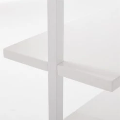 Stairway Wide White Metal Wall Mount Bookshelf 96'' -Cb2 Pop Shop Stairway96inWdShelvesWhtAVSSF21