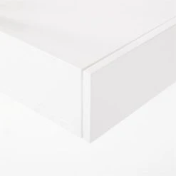 Stairway 2-Drawer White Wall Mount Desk With Shelves 96'' -Cb2 Pop Shop Stairway96inWideDeskWhtAVSSF21