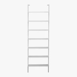 Stairway White Wall-Mounted Bookcase - 96" Height -Cb2 Pop Shop StairwayBookcaseWhiteS12