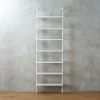 Stairway White Wall-Mounted Bookcase - 96" Height -Cb2 Pop Shop StairwayBookshelfAVSHS16 1x1