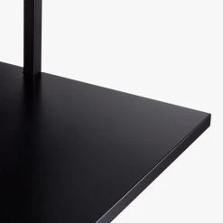 Stairway Black Wall Mount Desk With Shelves 96'' -Cb2 Pop Shop StairwayDeskBlackTallAVS18