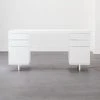 Stairway 6-Drawer White Wood Desk 2 Stairway 6-Drawer White Wood Desk -Cb2 Pop Shop StairwayModDskW2DrwrWtSHS20 1x1