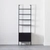 Stairway Black Cabinet - 96" Height