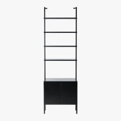 Stairway Black Cabinet - 96" Height -Cb2 Pop Shop StairwayTallBlkCabinetSOS19